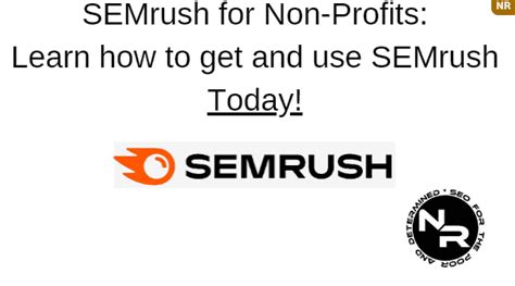 semrush for nonprofits.